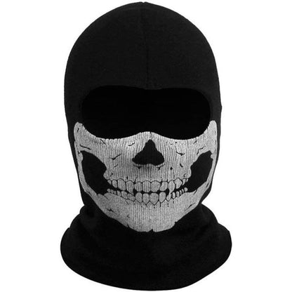 Balaclava Full Face Mask 2 Pack Skull Design – Breathable Full Face & Neck Coverage for Motorcycle Skiing Cycling Hiking Skateboarding Cosplay, Cold Weather Tactical Hood for Men Women