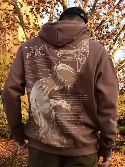 Men's Relaxed Fleece Graphic Hoodie