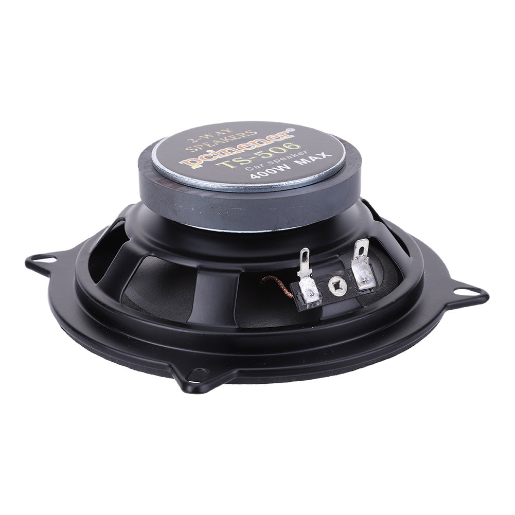 5 Inch Full Frequency Car Stereo Speaker 4 Ohms 2 Way Vehicle Audio Stereo Subwoofer 400W Full Range Frequency Auto Audio