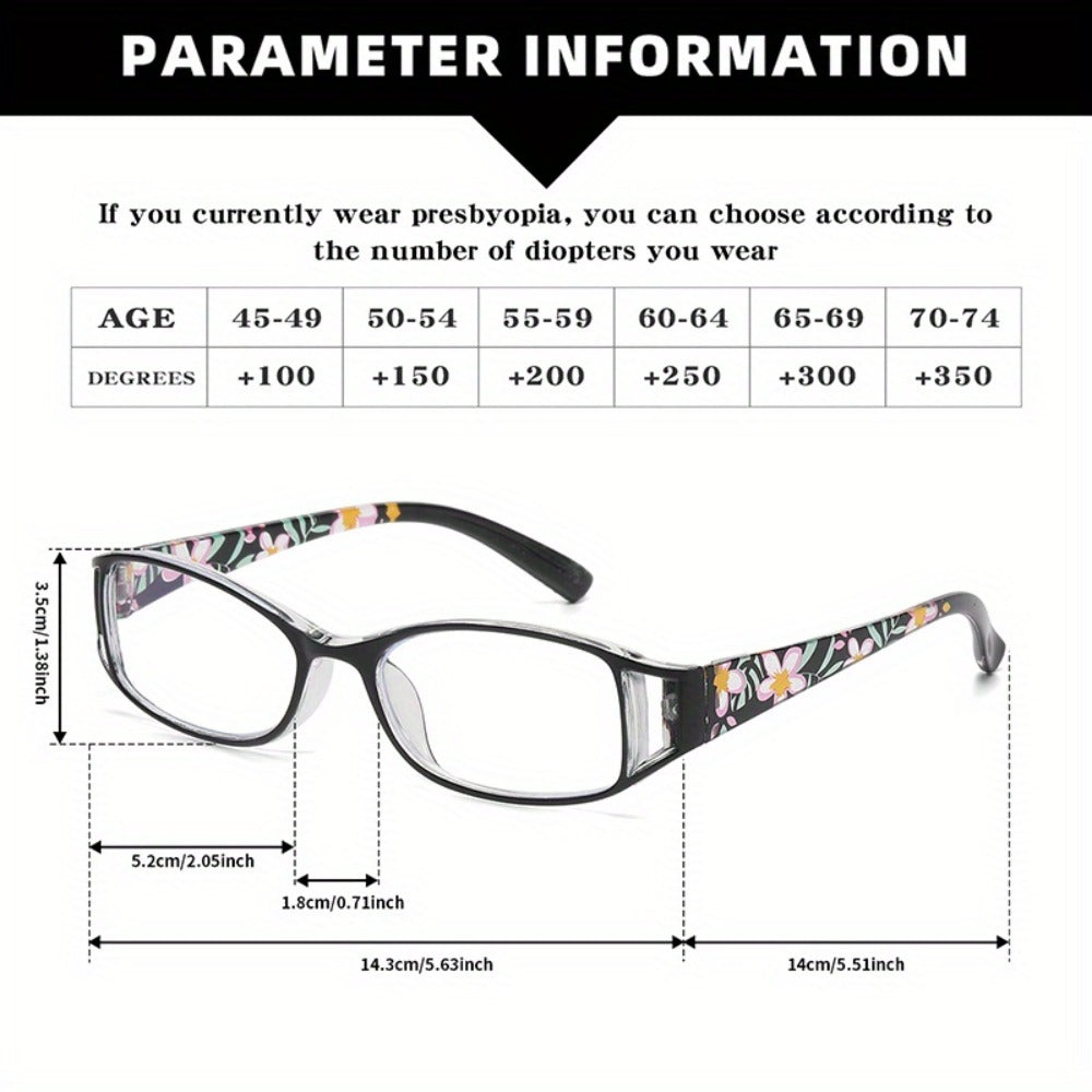 Reading Glasses 10-Pack Classic Rectangular Frames – High-Grade Readers for Men & Women, Seniors, Teachers & Students, Strengths 1.0–4.0x, Bulk Value Set