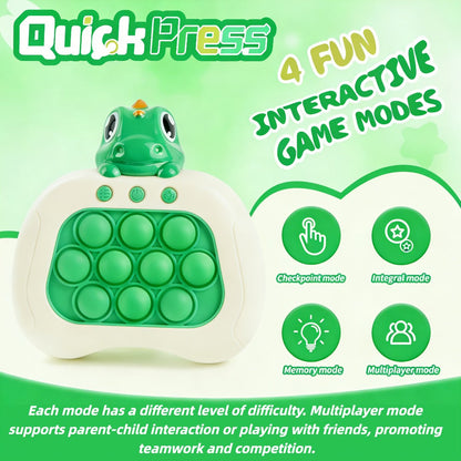 Santa Claus Pop Up Brain Game Toy for Kids – Interactive Click Music Memory Training Toy to Boost Focus Logic Animal Shaped Christmas Gift for Boys Girls