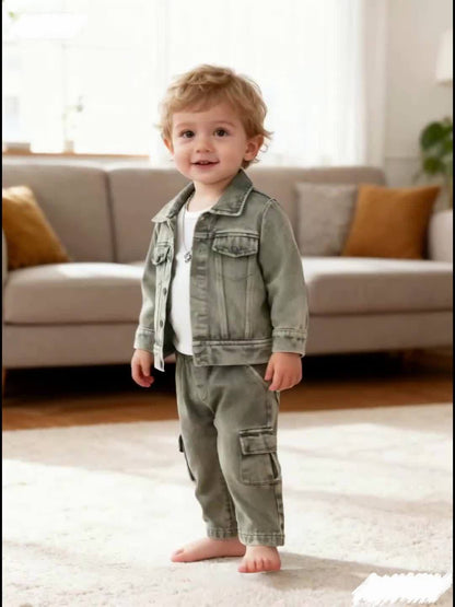 Boys' Denim Outfit Set - Winter