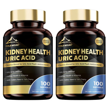Uric Acid Balance Supplement 100 Capsules 50 Day Supply with Tart Cherry, Celery Seed & Citric Acid for Kidney Health, Cardiovascular Support & Antioxidant Defence for Men & Women