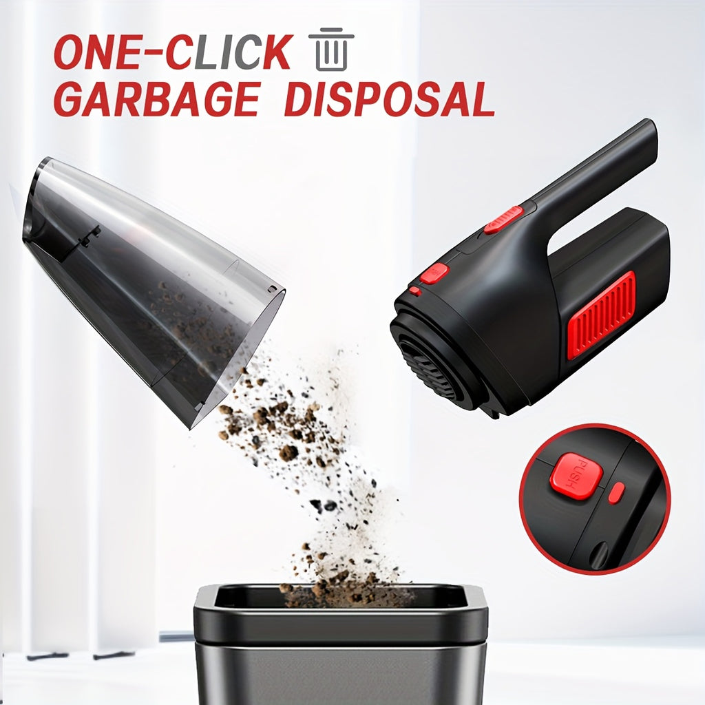 Wireless Convenient Handheld Car Vacuum Cleaner, Powerful Suction Kitchen Floor Cleaning Supplies, USB Charging Mini Cleaning Dust Collector, Suitable For Cars, RV, Home, Office, Industrial Sites And Other Gap Tools