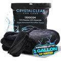 Extra Large Pack of 2 Double Twisted Loop Quick-Drying Towel | 24X36 Inches 1400GSM And 12X12 Inches | High Absorbency | Leaving No Streaks | Designed for Car Detailing