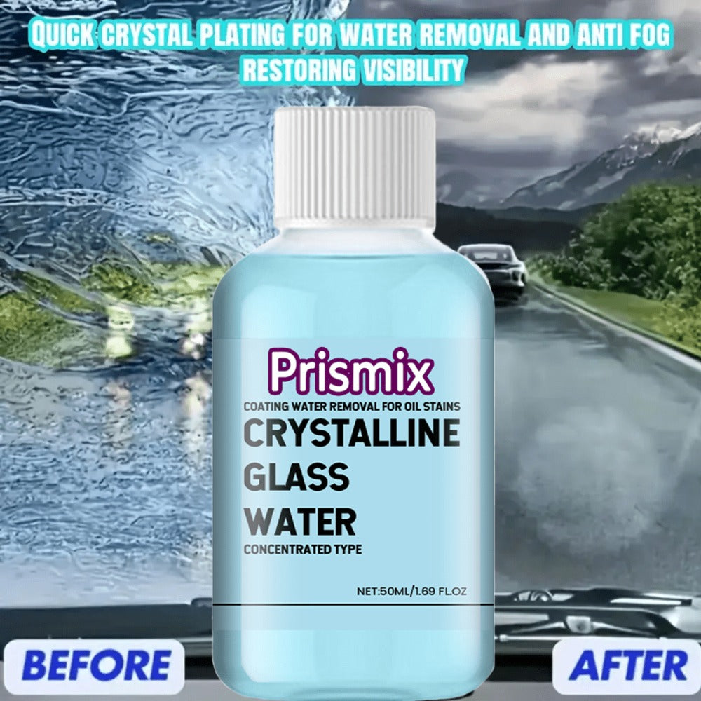 Windshield Washer Fluid Glass Coating Agent 50ml | Deep Cleaning Anti-Fog Hydrophobic Water Repellent Rain Repellent Water Stain Remover All-Season Car Windshield Cleaner Universal Fit