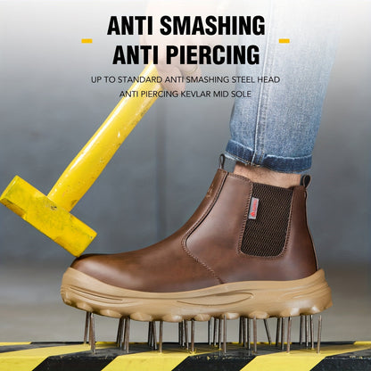 Men's Work & Safety Boots - Steel Toe Protection & Puncture Resistant 767461