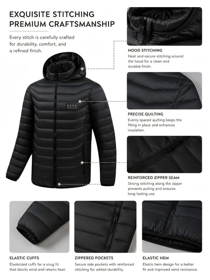 Unisex Heated Pullover Jacket Everyday 861