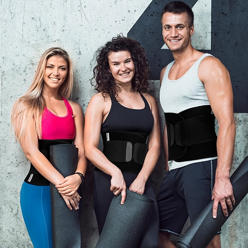 Men's Waist Trainer Sweat Belt Tummy Control Compression Body Shaper Trimmer for Weight Loss & Workout – Sizes M to 3XL