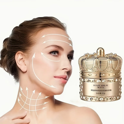 Sheep Placenta Extract Collagen Cream 50g - Anti Aging Firming Lifting Brightening Whitening Face Moisturizer, Wrinkle Reducer Skin Tightening Daily Skincare for Women