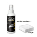 Headlight Restoration Kit | Advanced Ceramic Coating Car Headlight Restoration Fluid, No Polishing Or Sanding Required, Quickly Renovate Car Headlights, Car Headlight Maintenance, Restoration And Care Kit, Quickly Restore Car Headlights