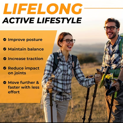 Lightweight Aluminum Trekking Poles 2pcs Telescopic Hiking Sticks Ultra Light Alloy Adjustable Walking Poles for Men Women Outdoor Hiking Camping Backpacking Trail Black Silver Green