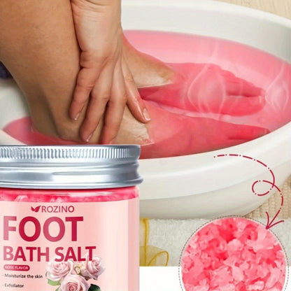 Foot Soak Sea Salt 60g Dry Cracked Heels Hypoallergenic — Moisturizing Mineral Foot Bath Salt 20-Min Relaxing Spa Treatment for Tired Aching Feet | Post-Exercise Bedtime Foot Care for Women & Men