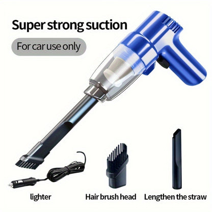 Handheld Car Vacuum Cleaner Corded - 3KPA Powerful Suction, 3M Power Cord, Lightweight Portable Auto Vacuum for Cars Trucks & Home, Single-Point Exhaust, No Battery Needed, 5 Colors