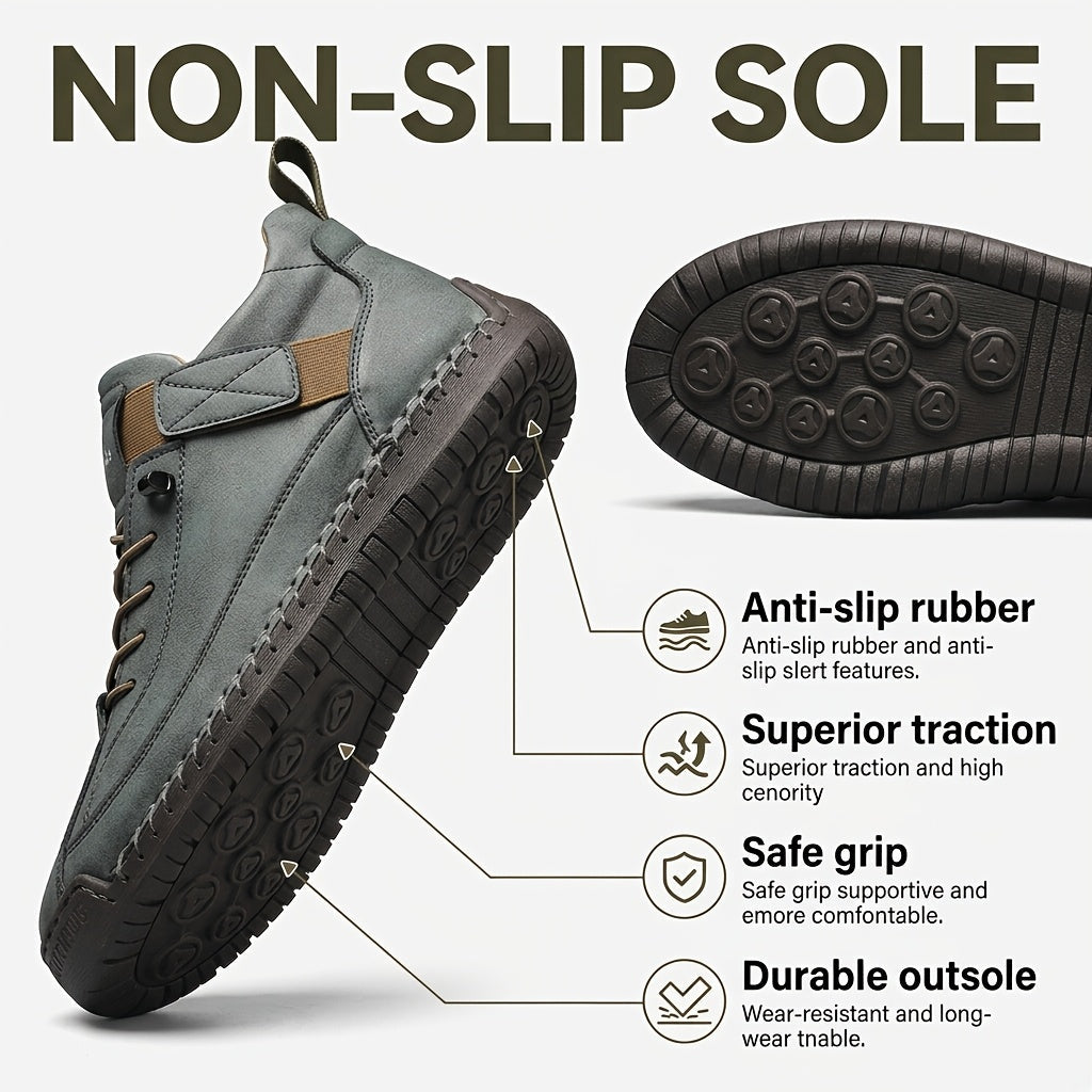 Men's Walking Shoes - Non-Slip Sole Platform Sole for Outdoor & Travel 023781