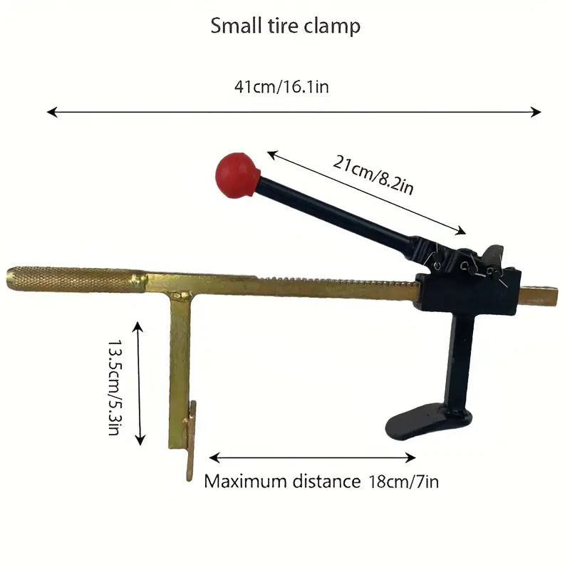1pc High-Performance Bead Breaker Tool - Heavy-Duty Manual Tire Changer, Durable Steel Construction, Versatile Tire Service Equipment with Guard