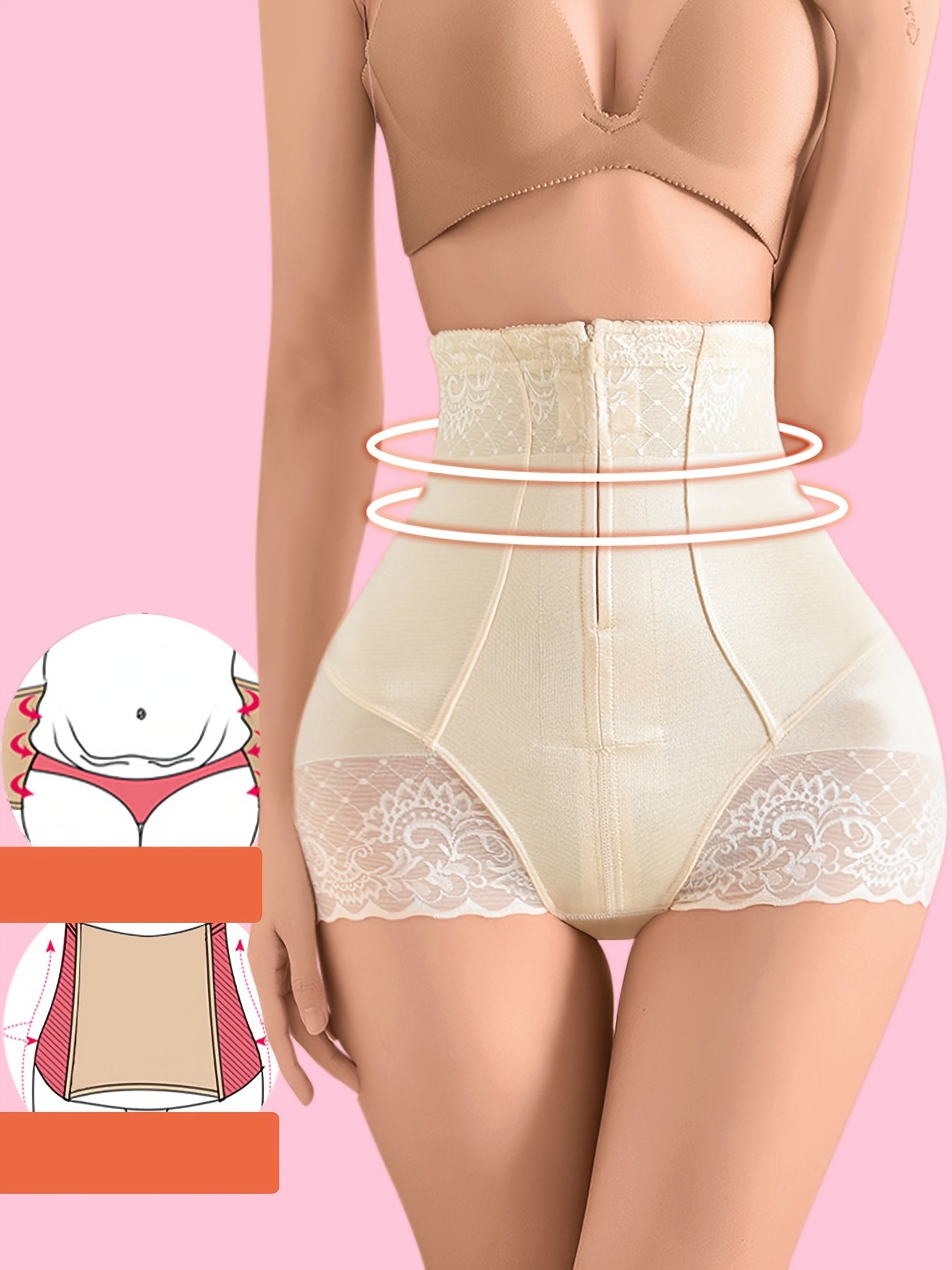 Women's Shapewear Shorts - High-Waist Style 519717