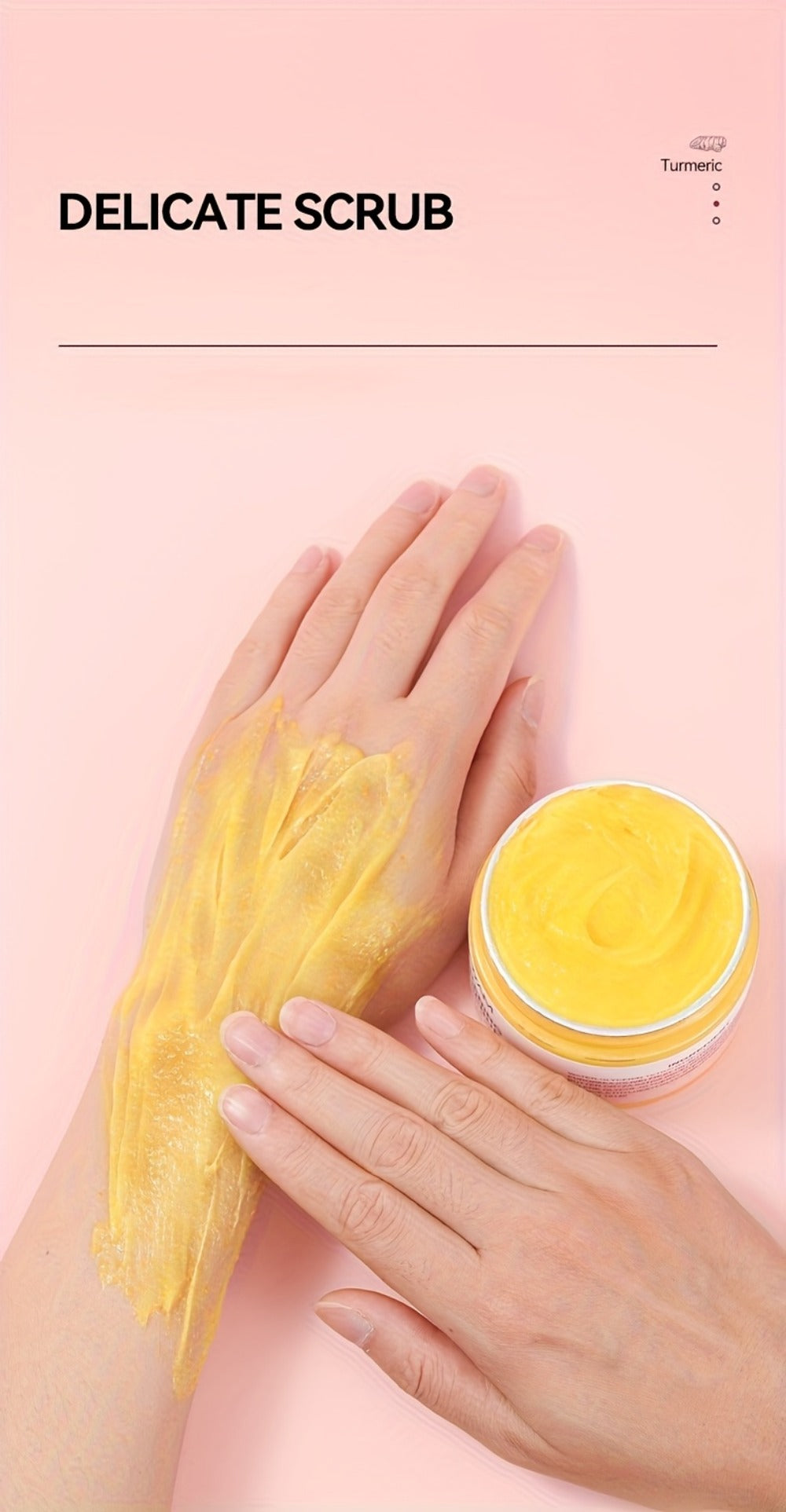 Glycolic Acid Bikini Area Scrub 150g – Kojic Acid & Turmeric Exfoliating Paste, Brightening Treatment for Dark Spots, Ingrown Hairs, Hyperpigmentation, Smooth Radiant Skin for Women