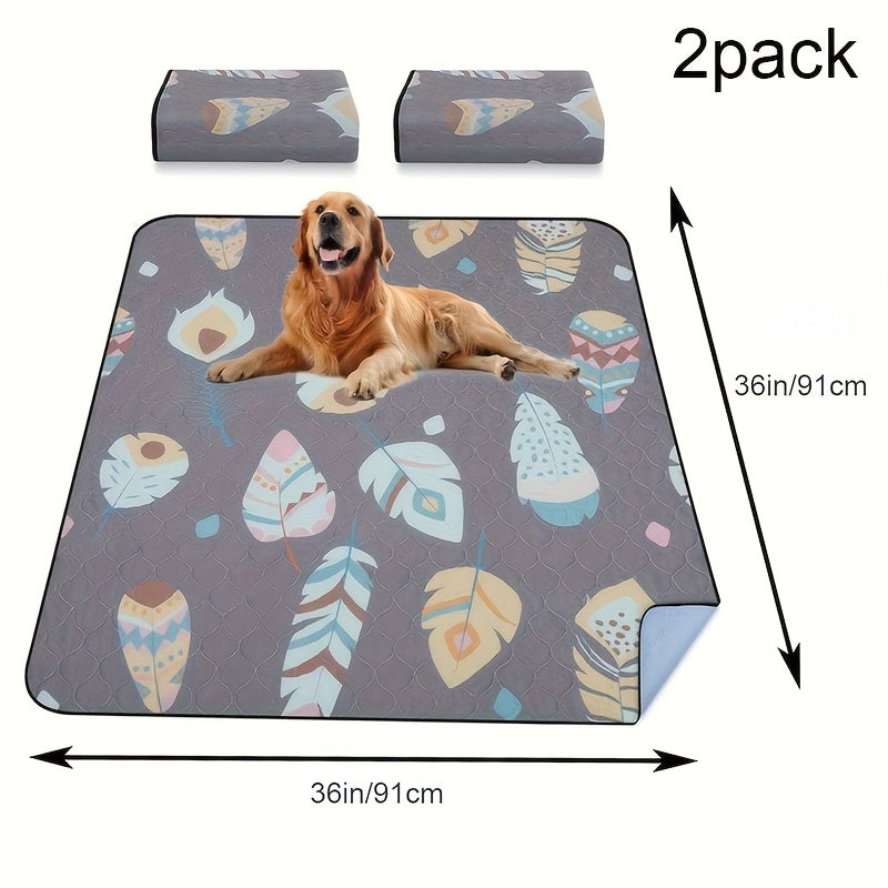 Washable Pee Pads for Dogs – Ultra-Absorbent Reusable Puppy Training Pads, Leak-Proof & Non-Slip Whelping Pads for Playpen, Crate & Housebreaking | Multiple Sizes, Gray