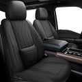 Full Coverage Pu Leather Car Seat Covers Full Set,Waterproof Seat Covers for Cars,SUVs Pick-up Truck, Car Seat Cushion,Car Seat Protector, Seat Cover with 5 Seats / 2 Seats