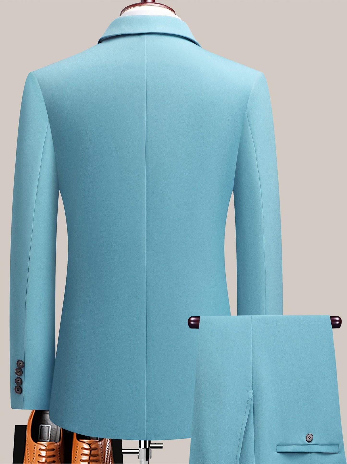 Men's Suit Set - Tailored Formal Style 031845