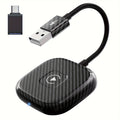 Portable Wireless Adapter Carplay Wired to Wireless Plug And Play Connect Wireless Dongle USB Car Converter for iPhone IOS 10+, Suitable for 2016 And Later Car