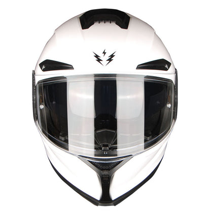 Full Face Motorcycle Helmet DOT Approved – Dual Visor Anti-Fog Pinlock Shield, Street Bike Adult Helmet with Sun Inner Shield, Aerodynamic Thermoplastic Shell, S/M/L/XL