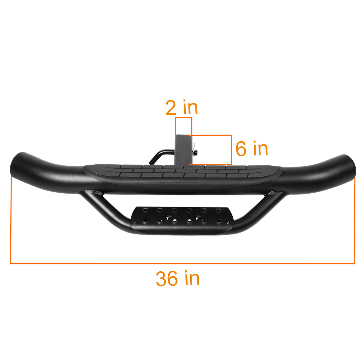 Universal 36"W X 4"OD Trailer Towing Hitch Step Bar+Pin & Clip Fits 2" Receiver