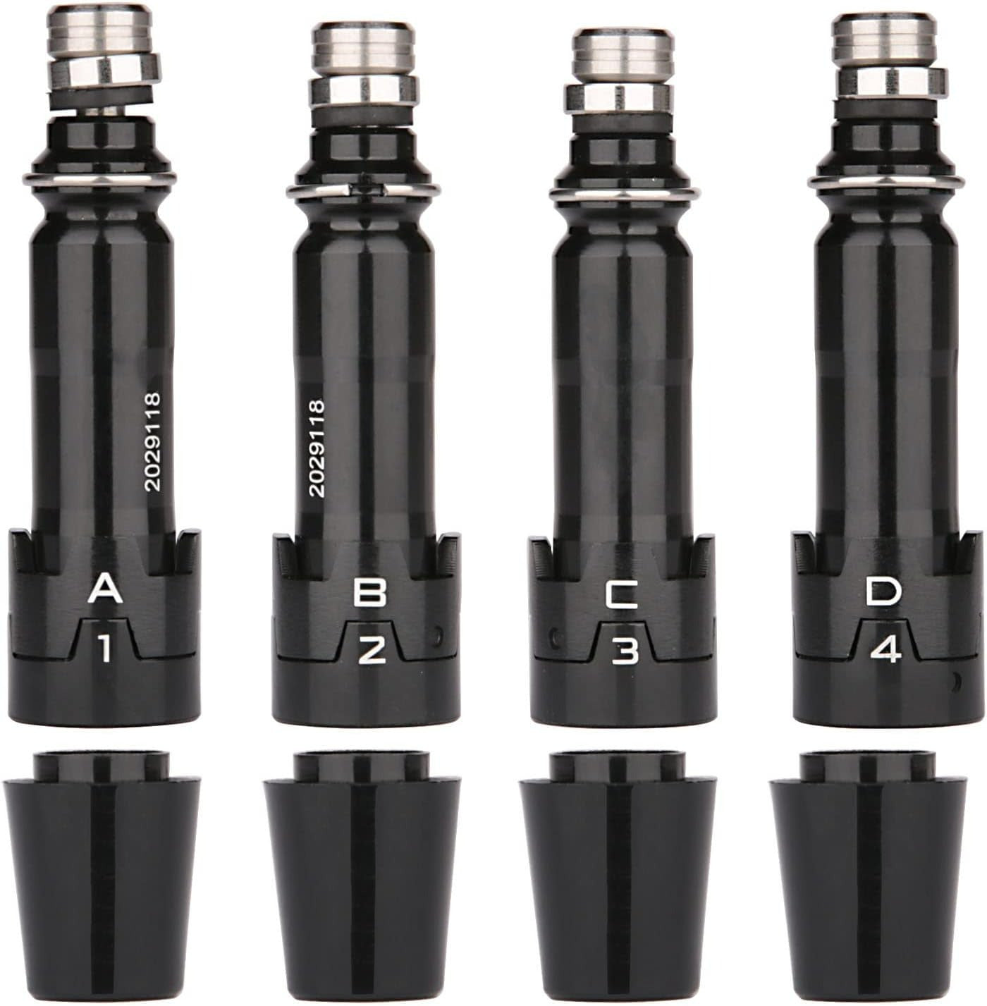 Golf Shaft Adapter Sleeve 0.335 Tip Compatible with Titleist GT TSR2 TSR3 TSi2 TSi3 TS2 TS3 917D 915D 913D Drivers with Ferrule Replacement Shaft Sleeve 2-Pack