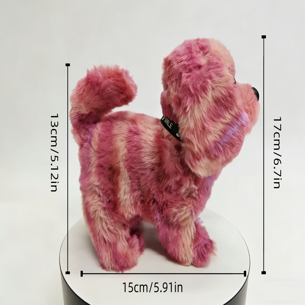 Interactive Walking Plush Pet Toy 9 Styles – Golden Retriever Husky Saint Bernard Kitten Chick Electric Realistic Barking Stuffed Animal, Best Birthday Gift for Toddlers Kids Ages 3+
