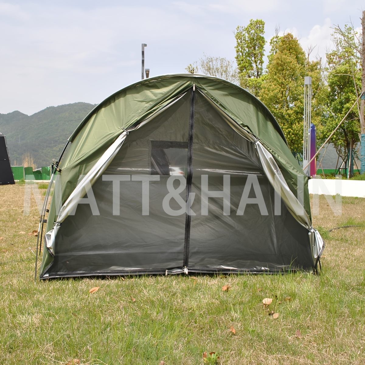 Ultralight Single Person Bicycle Tent with Mesh Ventilation – Freestanding, Easy Setup, Carbon Steel Poles, 3-Season – Lightweight Camping Tent for Cycling, Backpacking & Fishing