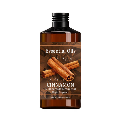 Cinnamon Essential Oil 100ml — 100% Pure Warm Spice Aromatherapy Oil for Diffuser, Skin Care, Hair & Scalp, Massage & Meditation, Cozy Gift for Women and Men