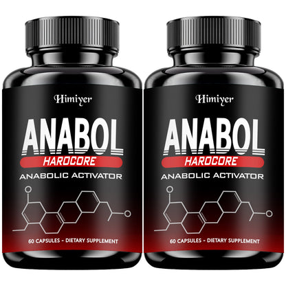 Anabol Hardcore Anabolic Activator for Men — Advanced Energy, Strength & Muscle Performance Formula with 6-Keto-Diosgenin & Hecogenin | Daily Wellness Support | 60 Capsules | 1-3 Bottle Options