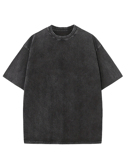 Men's Vintage T-Shirt - Round Neck Short Sleeve Everyday Style 935525