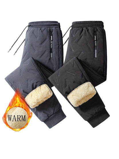 Men's Casual Pants - Fleece Lined