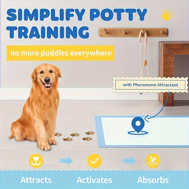 Bulk Pet Pee Pads 50 to 400-Count – Super Absorbent Leak-Proof Disposable Training Pads 23.6"x23.6" | For Dogs, Puppies, Cats & Rabbits | Extra Thick Option Available | Multi-Pet Household Value Pack