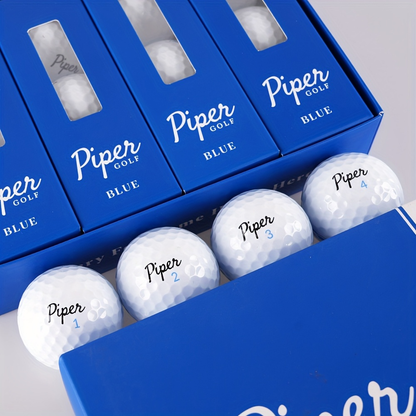 Golf Balls 3-Ply PU Cover with Soft Feel & High Visibility Colors, Professional Distance Golf Ball for Competitive Play and Training, Ideal for Adult Golfers
