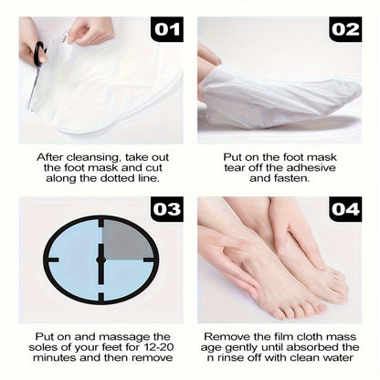 Lavender Foot Mask Socks Deep Hydrating Moisturizing Foot Care Treatment – Soft Smooth Skin, Portable Home Travel Spa, Value Pack 6 Pairs or 9 Pairs