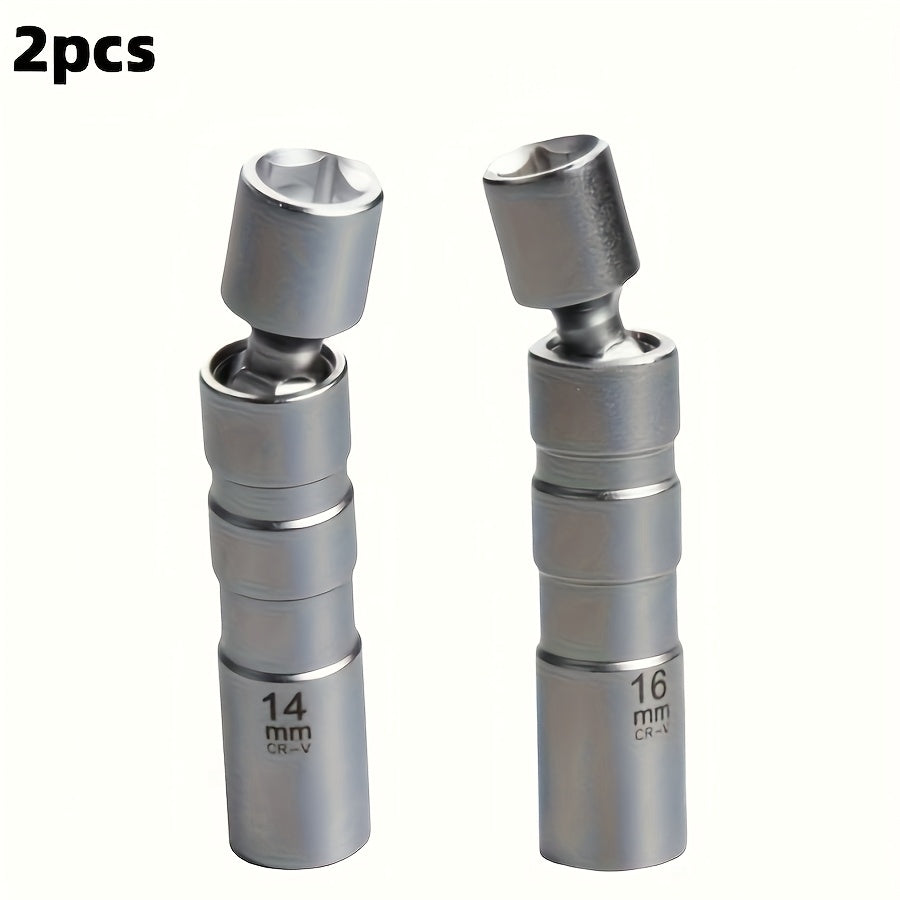 Upgraded 1pc/ 2+ 3pcs Magnetic Universal Spark Plug Socket Tool Set, Includes 0.55In And 0.63In Universal Spark Plug Removal Kit, Vehicle Maintenance Kit Repair Tools, Professional-Grade Tools, Durable Magnetic Sockets