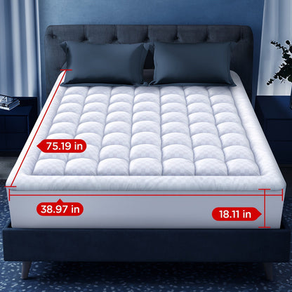 Mattress Pad shown in the Twin option