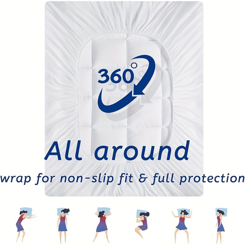 8-24 Inch Mattress Topper with Multiple Color Options, Portable Bed Topper detail image - detail view 11