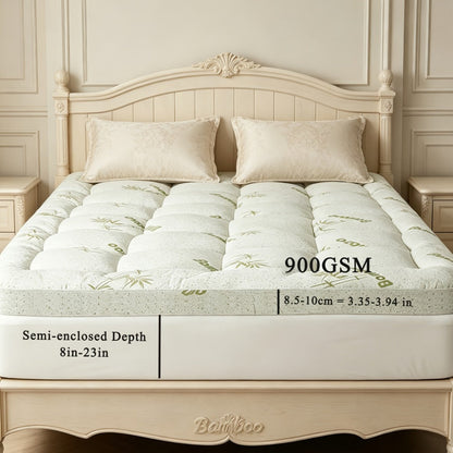 8-24 Inch Mattress Topper with Multiple Color Options, Portable Bed Topper detail image - detail view 15