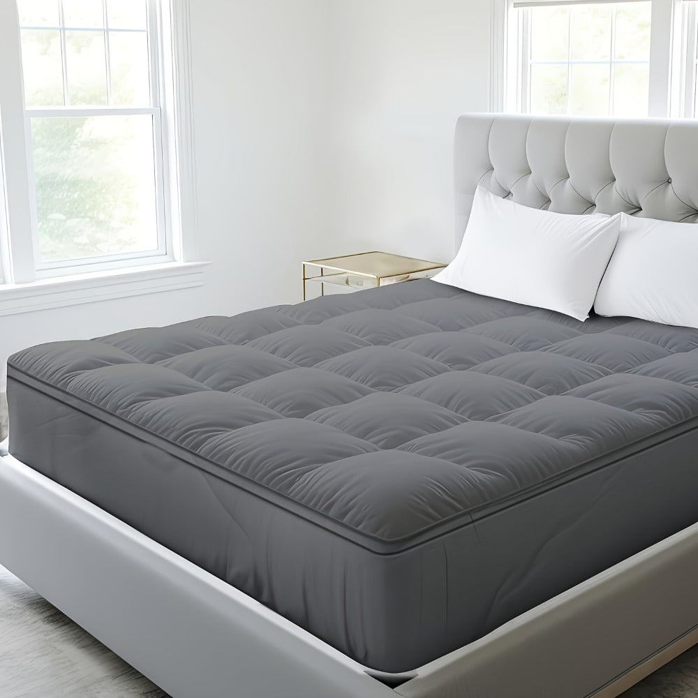 8-24 Inch Mattress Topper with Multiple Color Options, Portable Bed Topper detail image - detail view 3