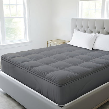 8-24 Inch Mattress Topper with Multiple Color Options, Portable Bed Topper detail image - detail view 3