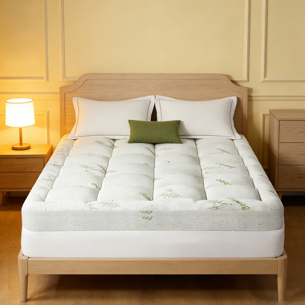8-24 Inch Mattress Topper with Multiple Color Options, Portable Bed Topper detail image - detail view 4