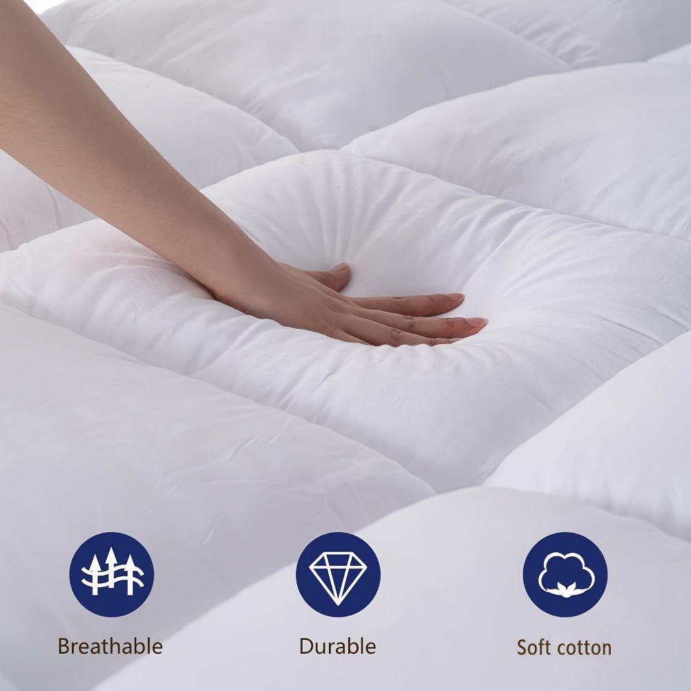 8-24 Inch Mattress Topper with Multiple Color Options, Portable Bed Topper detail image - detail view 9