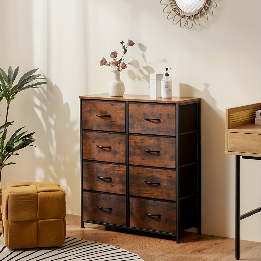 8-Drawer Fabric Dresser, Clothing Storage Organizer for Bedroom detail image - detail view 10