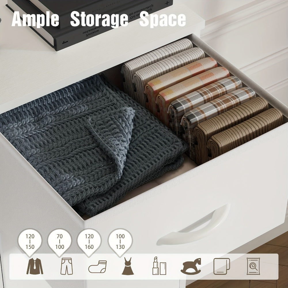 8-Drawer Fabric Dresser, Clothing Storage Organizer for Bedroom detail image - detail view 12