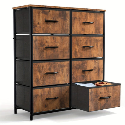8-Drawer Fabric Dresser, Clothing Storage Organizer for Bedroom detail image - detail view 3