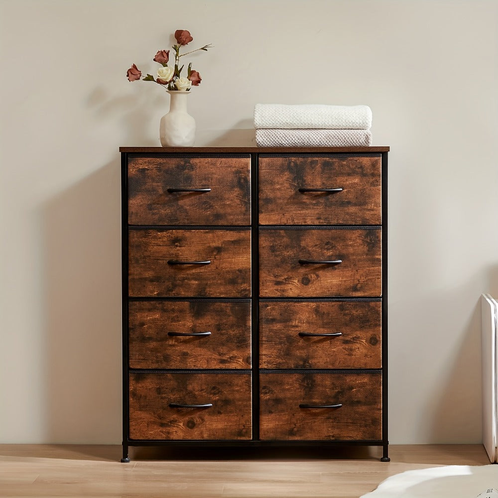 8-Drawer Fabric Dresser, Clothing Storage Organizer for Bedroom detail image - detail view 8